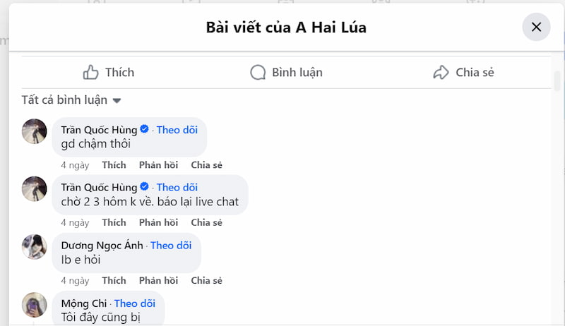 Hướng dẫn của người chơi khác